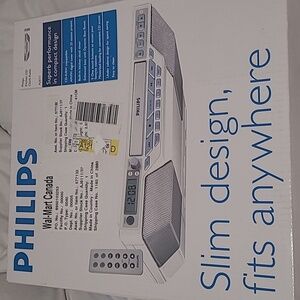 Brand new Philips kitchen CD /Clock radio